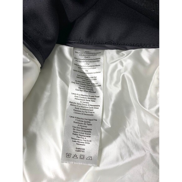Calvin Klein Performance Repel White Puffer Jacket Black Sleeves Hooded Size L - Picture 11 of 13